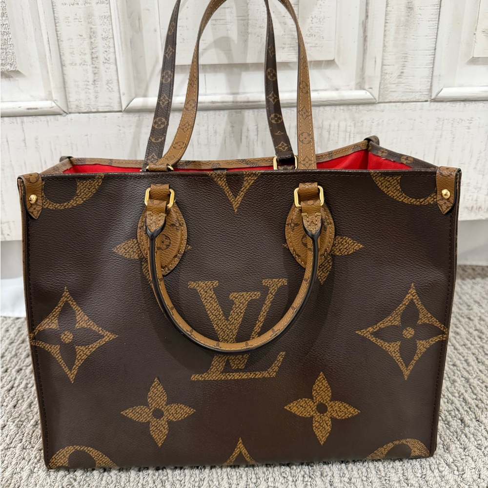 Luxury Brown Designer Tote Bag